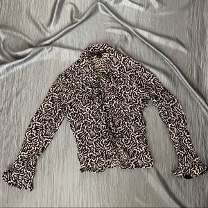 Vintage Ralph Lauren Ruffle Button-Down Blouse